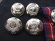 Delcampe - Lot  10 Boutons Uniformes ROYAUME UNI - Boutons