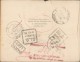 1935.9.11 LONDON  TOBOMBAY  WITH D.L.O. X2 PARTI LEFT POSTMARK - Sonstige & Ohne Zuordnung