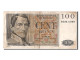 Billet, Belgique, 100 Francs, 1952, 1952-08-12, TTB - 100 Francos