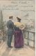 CPA SCOLIK- COUPLE ON THE PORCH - Scolik, Charles