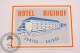 Hotel Rigihof Zürich, Switzerland - Original Vintage Luggage Label - Sticker - Hotel Labels