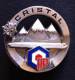 INSIGNE - CRISTAL - SKI FFES - SKI ECOLE INTERNATIONAL - Diamètre 36 Mm - Wintersport