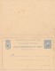 A27 - Entier Postal Du  Congo Old Unused Double Postcard Postal Stationery... - Interi Postali