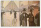 Z13  / FICHE RIGIDE FORMAT CPM THEME ARTS ET PEINTURE IMPRESSIONISME / CAILLEBOTTE TEMPS DE PLUIE A PARIS - Collections