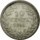 Monnaie, Pays-Bas, Wilhelmina I, 10 Cents, 1896, TB, Argent, KM:116 - 10 Centavos