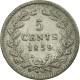 Monnaie, Pays-Bas, William III, 5 Cents, 1859, TTB, Argent, KM:91 - 1849-1890 : Willem III