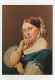 Z14  / FICHE RIGIDE FORMAT CPM THEME ARTS ET PEINTURE NEO CLASSIQUE PAR INGRES Mme Ingres - Collezioni