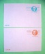 USA 1981 - Set Of 2 Stationery Stamped Postal Card - Unused - 12c And Domestic Rate - Patriots - Isaiah Thomas - Robe... - 1981-00