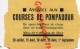 19 - POMPADOUR - BILLET ENTREE SOCIETE CONCOURS HIPPIQUE LIMOUSIN-1957- TRIBUNES - Ohne Zuordnung
