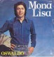 Disque - 45 Tours -Oswaldo - Mona Lisa - Perché - Recto Verso - - 78 Rpm - Gramophone Records