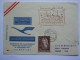 AUSTRIA 1956 AIR MAIL COVER MITTELBERG TO BAGHDAD IRAQ OPENING OF MIDDLE EASTERN AIR TRAFFIC - Covers & Documents