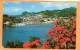 St Geroges Grenada Old Postcard Mailed  To USA - Grenada