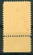 Israel - 1949, Michel/Philex No. : 6, - ERROR "Broken 2" Portomarken - Full Tab - MNH - *** - - Non Dentelés, épreuves & Variétés