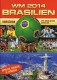 Delcampe - Fußball WM 2014 Buch Brasilien 2264/7+Mongolia Block A89 **/o 235€ Spanien 1982 AD Italy Champion FIFA Sheets+100 Stamps - 2014 – Brazil