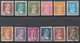 Turkey 1951 Mi# 1273-85 DEFINITIVES, ATATURK (see Scan) - Unused Stamps