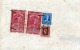 Italien 1947, Seltene Frankierung (Porto Oder Steuermarken 2 X 100 Lire) + (50 + 10 Lire Industria) - 1946-47 Période Corpo Polacco