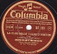 78 Trs - Columbia BF 191 - état EX -  JACQUES HELIAN -  JIMBO L'ELEPHANT - LA PLUS BELLE VALSE D'AMOUR - 78 Rpm - Schellackplatten