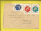 Lettre HONGRIE Affranchie Des Timbres N°s 1353, 1355, 1357 JEUX OLYMPIQUES De SQUAW VALLEY  De  1960 - Poststempel (Marcophilie)