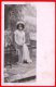 [DC6339] BELLA CARTOLINA - DONNA SU PANCHINA - PRIMI NOVECENTO - Viaggiata 1909 - Old Postcard - Femmes