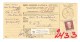 1950 - 2 G. Juliana Auf Paketkarte  Ab Hollandia-Noordwijk Nach MERAUKE Mit AK Stempel - Netherlands New Guinea