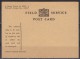 Grande-Bretagne Service Field Service Post Card R.A.F. Form N° 1929 - Officials