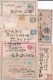 JAPAN - 32 CARTES ENTIER POSTAL (PLUPART AVANT 1900) VOYAGEES MAIS PLIEES (FOLDED) - Postales