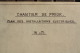 Plan Du Chantier De PRIOK Jakarta Indonésie  Plan Des Installations électriques De 1957 - Andere Pläne