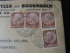== CSR  Cv. Bodenbach Decin 1939 Reklame  1938 - Covers & Documents