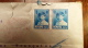 LETTRE    SC (x Scans)   ROUMANIE  ROMANA     HIRSCH INGENIEUR   BUCAREST PAR AVION   1928   + 2 TIMBRES PA AU DOS - Poststempel (Marcophilie)