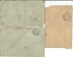 3 Lettres En Franchise Croiseur DUPLEX 1916 - Maritime Post