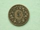 1873 B - 5 RAPPEN / KM 5 ( Uncleaned - For Grade, Please See Photo ) ! - Autres & Non Classés