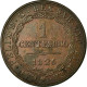 Monnaie, États Italiens, SARDINIA, Carlo Felice, Centesimo, 1826, Torino, SPL - Piémont-Sardaigne-Savoie Italienne