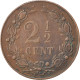 Monnaie, Pays-Bas, Wilhelmina I, 2-1/2 Cent, 1898, TTB+, Bronze, KM:108.2 - 2.5 Cent
