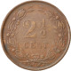 Monnaie, Pays-Bas, Wilhelmina I, 2-1/2 Cent, 1894, TTB, Bronze, KM:108.2 - 2.5 Cent