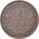 Pays-Bas, Wilhelmina I, 2-1/2 Cent, 1929, Bronze, TTB+, KM:150 - 2.5 Cent