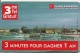 CARTE-FRANCE TELECOM- A CODE -PRECURSEUR-3Mn-CAISSE Epargne AQUITAINE-30/04/1997-Non Grattée-TBE-RARE-Cote 150€ - FT Tickets