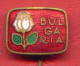 F1707 / BULGARIAN ROSE - Plant Perfume  - Bulgaria Bulgarie Bulgarien Bulgarije -  Badge Pin - Perfume