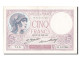 Billet, France, 5 Francs, 5 F 1917-1940 ''Violet'', 1932, 1932-12-15, TTB+ - 5 F 1917-1940 ''Violet''