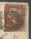 UK - VF  1844 ENTIRE COVER To MANCHESTER - Stamp Seems Cut By Hand - VF Complete WAX SEAL - Brieven En Documenten