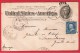 USA //  ENTIER POSTAL DE NEW YORK  //  POUR LUXEMBOURG   //  23/8/1896 - ...-1900