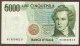 ITALIA 5000 Lire  04.01.1985  SERIE  KC....U   Signatures Ciampi & Speziali - 5000 Lire