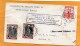 Belgian Congo Leopoldville To Belem Para Brazil 1941 Air Mail Cover Mailed - Lettres & Documents