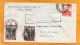 Belgian Congo Leopoldville To Natal Brazil 1941 Air Mail Cover Mailed - Brieven En Documenten