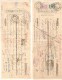 4 LETTRES DE CHANGE ITALIE 1885 ET 1887 - Bills Of Exchange