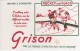 BUVARDS-PUB-GRISON-PRODUITS D'ENTRETIEN POUR CHAUSSURES-COLLECTION D'IMAGES HOCKEY SUR GLACE-13,7 Cm X  21 Cm - Autres & Non Classés