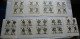 SAN MARINO 1972-73 LOTTO USED BLOCKS , 3 COMPLETE SETS, ORIGINAL GUM - Used Stamps