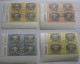 SAN MARINO 1972-73 LOTTO USED BLOCKS , 3 COMPLETE SETS, ORIGINAL GUM - Used Stamps
