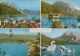 CPA GMUNDEN- LAKE, PANORAMA, CABLE CAR, SWANS, MOUNTAINS - Gmunden