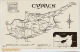 Cyprus Map Turkey Edit Zartarian P. Used 1955 Limassol   To Sweden - Chypre