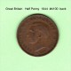 GREAT BRITAIN    1/2  PENNY  1944  (KM # 844) - C. 1/2 Penny